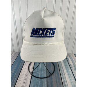 Houston Rockets Vintage NBA White SnapBack One size Rope Hat Youngan